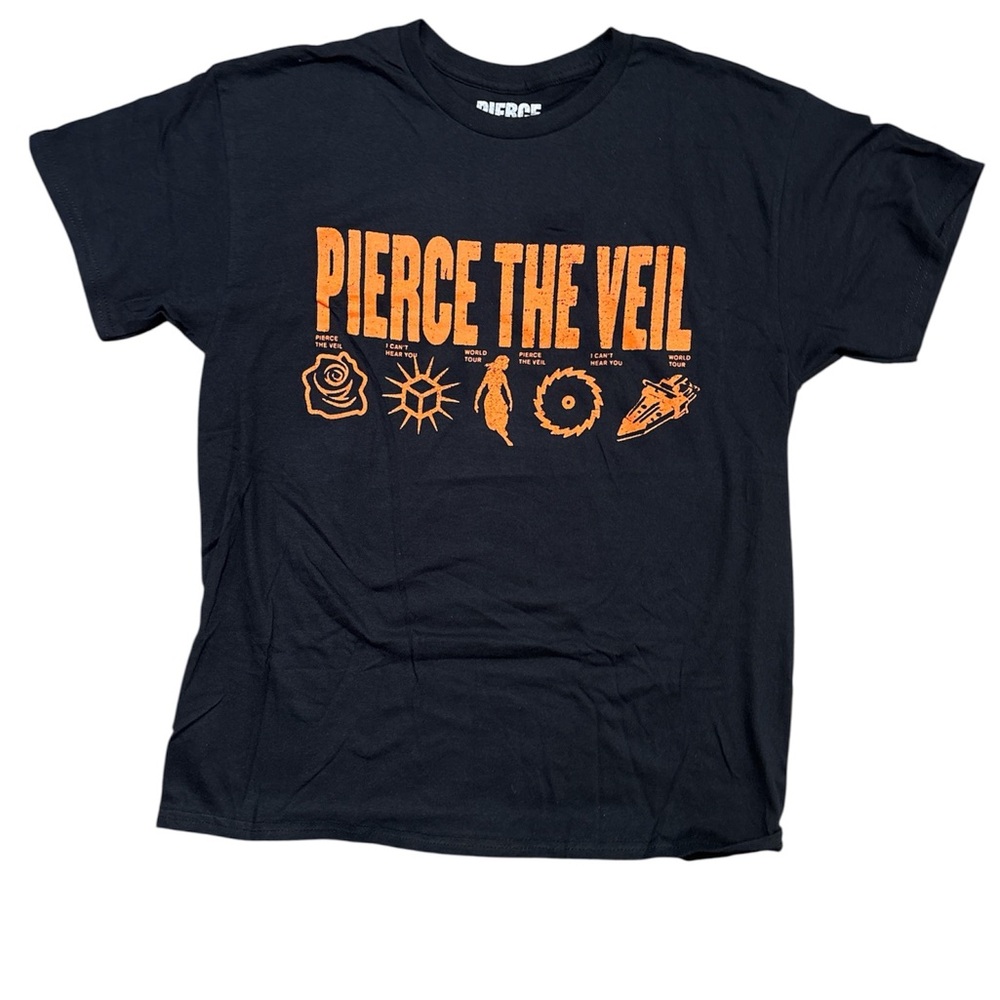 Black and Orange Graphic Tee